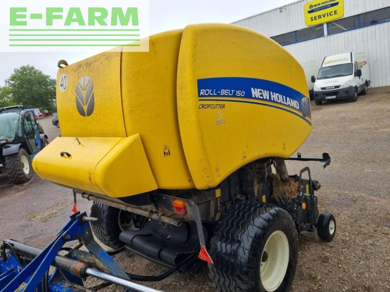 New Holland roll belt 150 crop cutter - Square baler: picture 3 New Holland roll belt 150 crop cutter - Square baler: picture 3