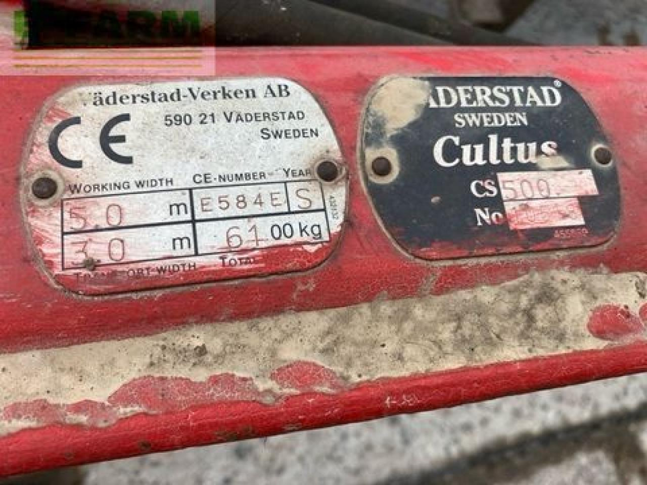 Cultivator Väderstad cultus 500: picture 6