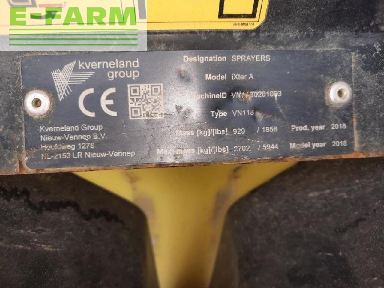 Vicon ixterb12 - Trailed sprayer: picture 2 Vicon ixterb12 - Trailed sprayer: picture 2