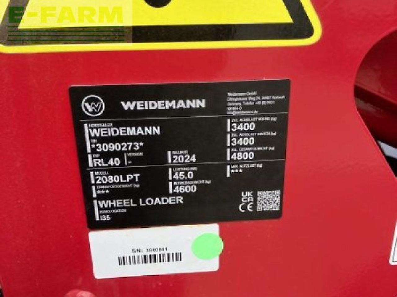 Weidemann radlader weidemann 2080 lp - Mini excavator: picture 5 Weidemann radlader weidemann 2080 lp - Mini excavator: picture 5