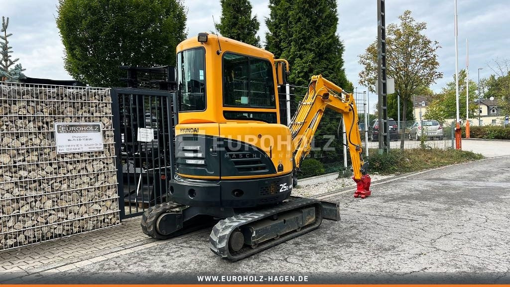 Hyundai Minibagger Robex 25 Z 9AK Powertilt Schnellw. MS03 - Mini excavator: picture 1 Hyundai Minibagger Robex 25 Z 9AK Powertilt Schnellw. MS03 - Mini excavator: picture 1