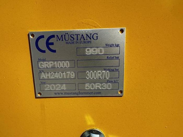 Leasing of Mustang GRP1000 Abbruch- & Sortiergreifer Mustang GRP1000 Abbruch- & Sortiergreifer: picture 13 Leasing of Mustang GRP1000 Abbruch- & Sortiergreifer Mustang GRP1000 Abbruch- & Sortiergreifer: picture 13