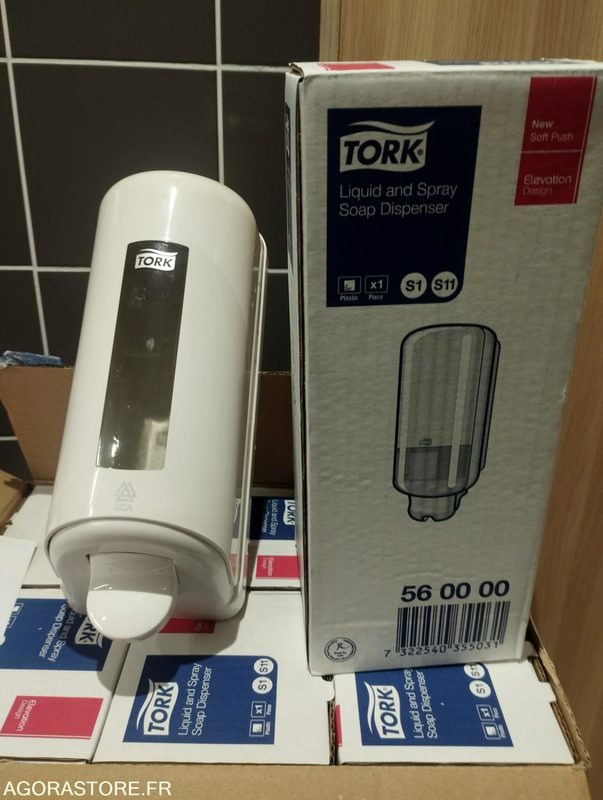 1 distributeur savon Tork S1 S11 56 00 00 - Tool/ Equipment: picture 1 1 distributeur savon Tork S1 S11 56 00 00 - Tool/ Equipment: picture 1