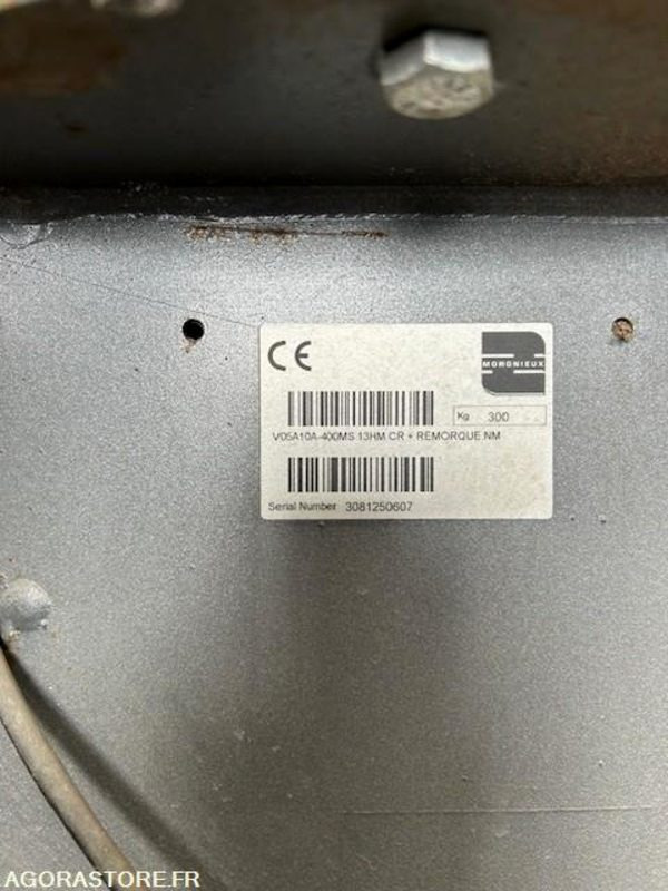 ASPIRATEUR A FEUILLES MORGNIEUX SUR REMORQUE ECIM - Garden equipment: picture 4 ASPIRATEUR A FEUILLES MORGNIEUX SUR REMORQUE ECIM - Garden equipment: picture 4