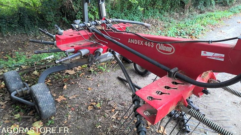 ANDAINEUR VICON - ANDEX 463 (année 2010) - Agricultural machinery: picture 5 ANDAINEUR VICON - ANDEX 463 (année 2010) - Agricultural machinery: picture 5