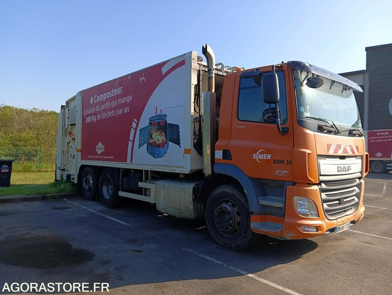 BENNE A ORDURES MENAGERES DAF - Garbage truck: picture 4 BENNE A ORDURES MENAGERES DAF - Garbage truck: picture 4