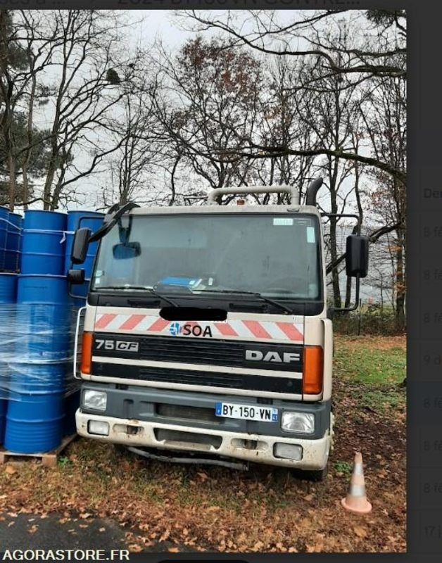 HYDROCUREUR MIXTE DAF BY-150-VN - 2002 - 365 120 KM Vente Export Exclusivement - Vacuum truck: picture 1 HYDROCUREUR MIXTE DAF BY-150-VN - 2002 - 365 120 KM Vente Export Exclusivement - Vacuum truck: picture 1