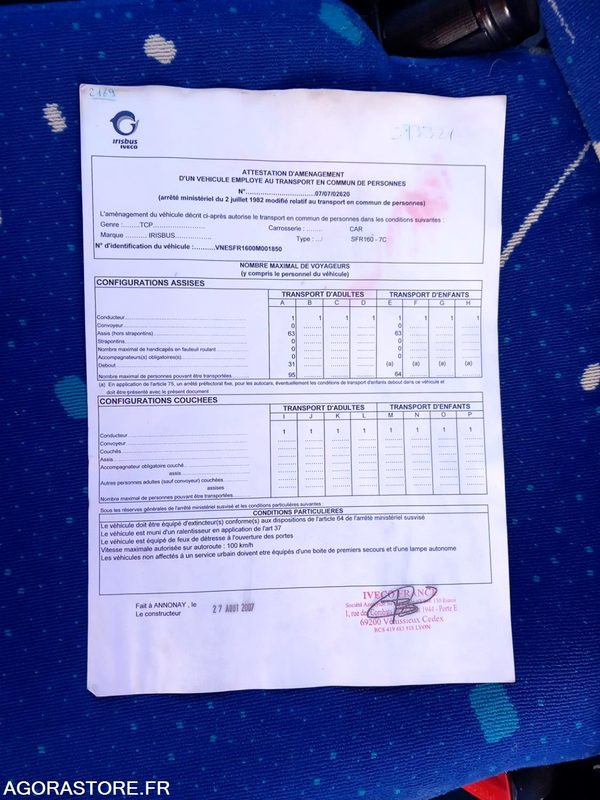 IVECO BUS AXER N°073321 - School bus: picture 3 IVECO BUS AXER N°073321 - School bus: picture 3