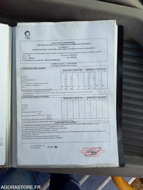School bus IVECO BUS CROSSWAY N°093413: picture 9