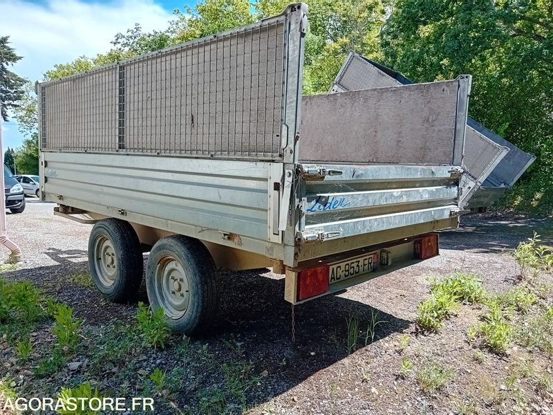 LIDER REMORQUE TRIBENNE 2000 KG DOUBLE ESSIEU - Tipper trailer: picture 4 LIDER REMORQUE TRIBENNE 2000 KG DOUBLE ESSIEU - Tipper trailer: picture 4
