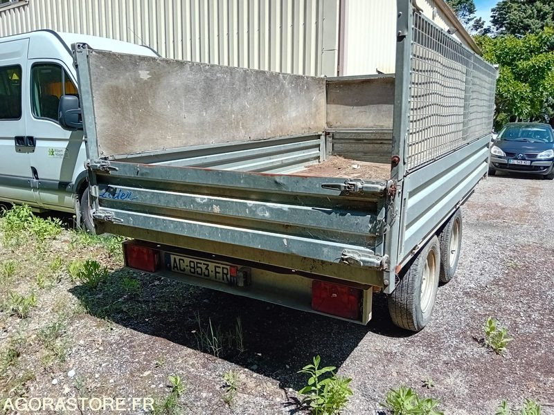 LIDER REMORQUE TRIBENNE 2000 KG DOUBLE ESSIEU - Tipper trailer: picture 1 LIDER REMORQUE TRIBENNE 2000 KG DOUBLE ESSIEU - Tipper trailer: picture 1