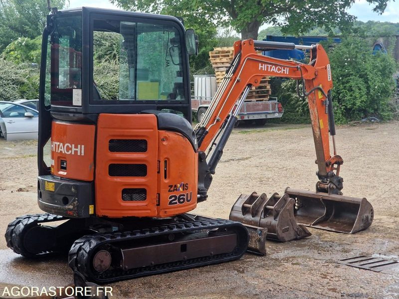 MINI PELLE HYDRAULIQUE HITACHI ZX26U-5A 2020 - 3 400heures - TRES BON ETAT - Mini excavator: picture 1 MINI PELLE HYDRAULIQUE HITACHI ZX26U-5A 2020 - 3 400heures - TRES BON ETAT - Mini excavator: picture 1