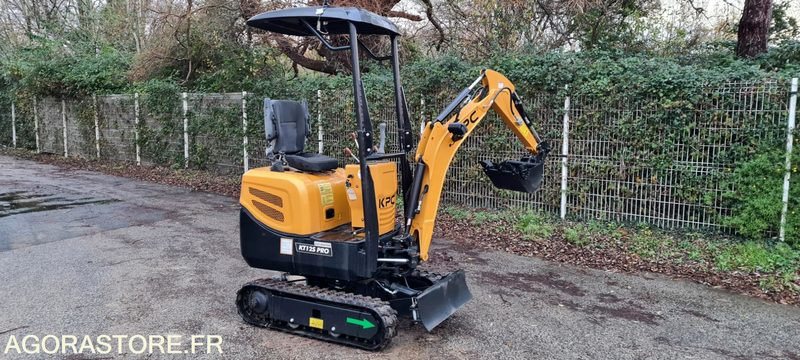 MINI PELLE - KPC - KT 12 SPRO - ETAT NEUF - Mini excavator: picture 4 MINI PELLE - KPC - KT 12 SPRO - ETAT NEUF - Mini excavator: picture 4