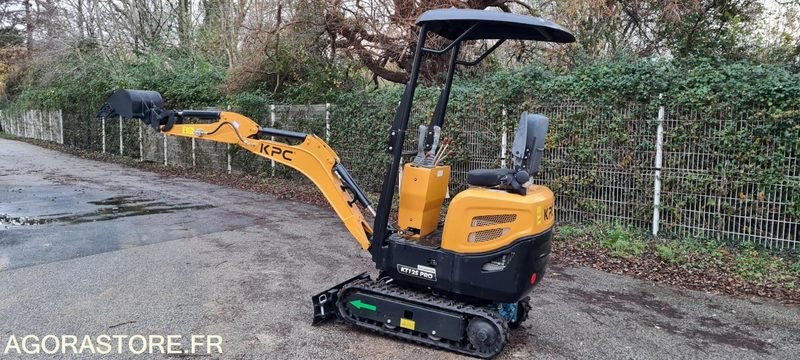 MINI PELLE - KPC - KT 12 SPRO - ETAT NEUF - Mini excavator: picture 2 MINI PELLE - KPC - KT 12 SPRO - ETAT NEUF - Mini excavator: picture 2