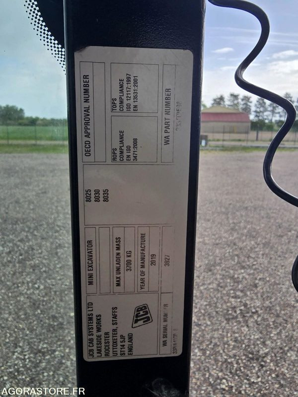 Excavator Minipelle JCB 8026 CTS - 2020 -: picture 11
