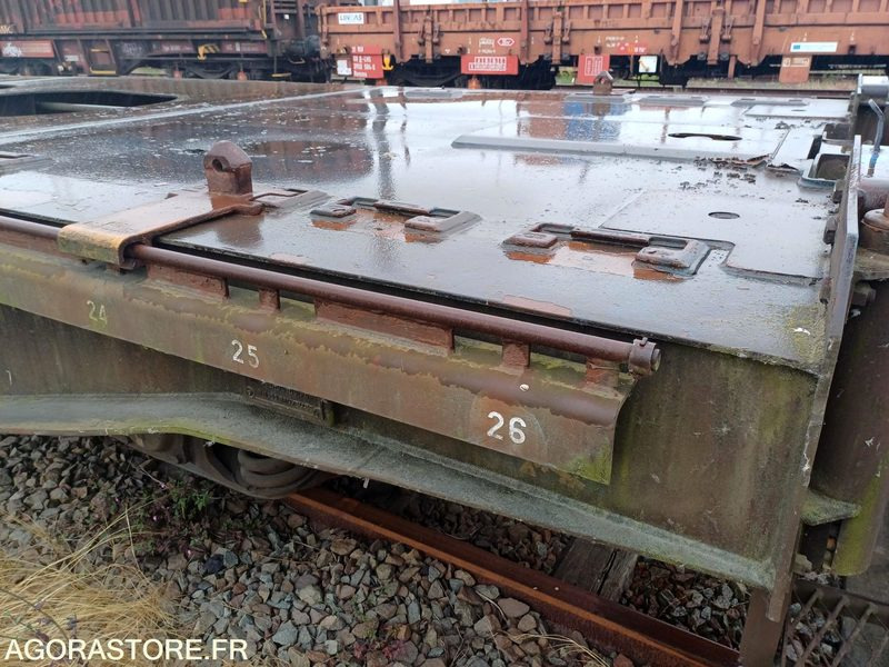 Wagon plat intermodal type Sggnss – modèle 6432B0-4, 72 pieds - 2004 (ref 1546) - Other machinery: picture 4 Wagon plat intermodal type Sggnss – modèle 6432B0-4, 72 pieds - 2004 (ref 1546) - Other machinery: picture 4