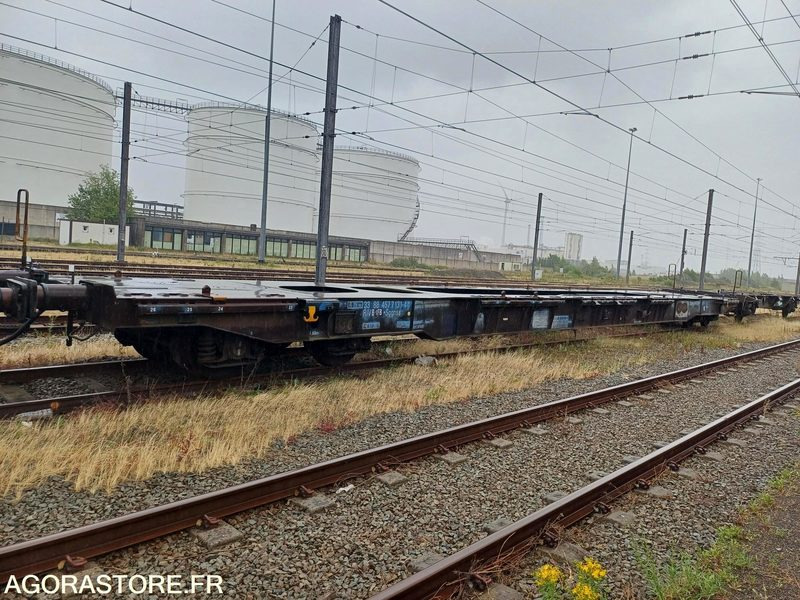 Wagon plat intermodal type Sggnss – modèle 6432B0-4, 72 pieds - 2004 (ref 1561) - Other machinery: picture 1 Wagon plat intermodal type Sggnss – modèle 6432B0-4, 72 pieds - 2004 (ref 1561) - Other machinery: picture 1