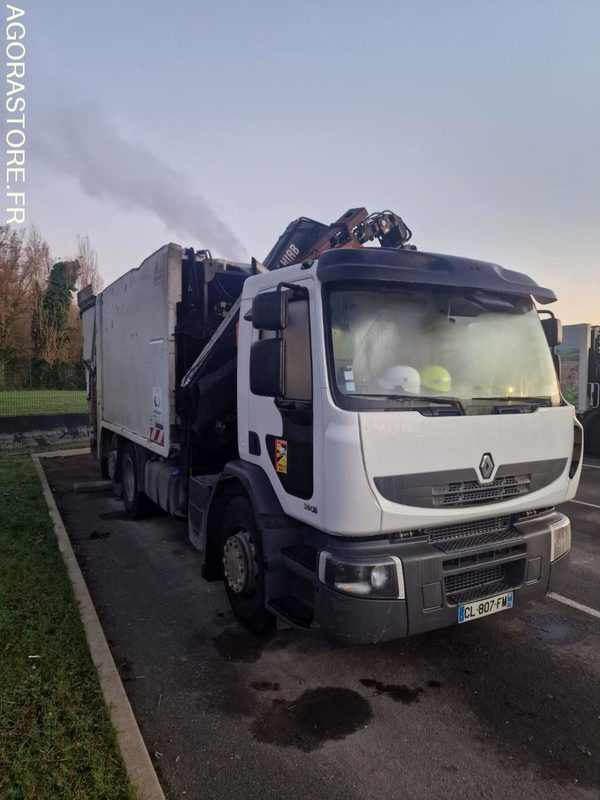 *PLUS DISPO* RENAULT - PREMIUM 380DXI - 2012 / 253 640 KM - Garbage truck: picture 1 *PLUS DISPO* RENAULT - PREMIUM 380DXI - 2012 / 253 640 KM - Garbage truck: picture 1