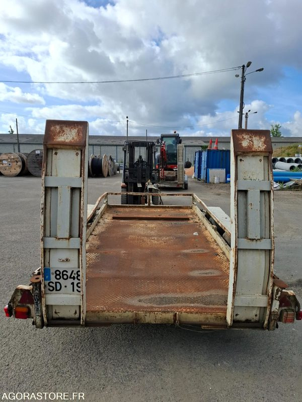 REMORQUE PORTE ENGINS PTC.3,5T DOUBLE ESSIEUX - Plant trailer: picture 1 REMORQUE PORTE ENGINS PTC.3,5T DOUBLE ESSIEUX - Plant trailer: picture 1