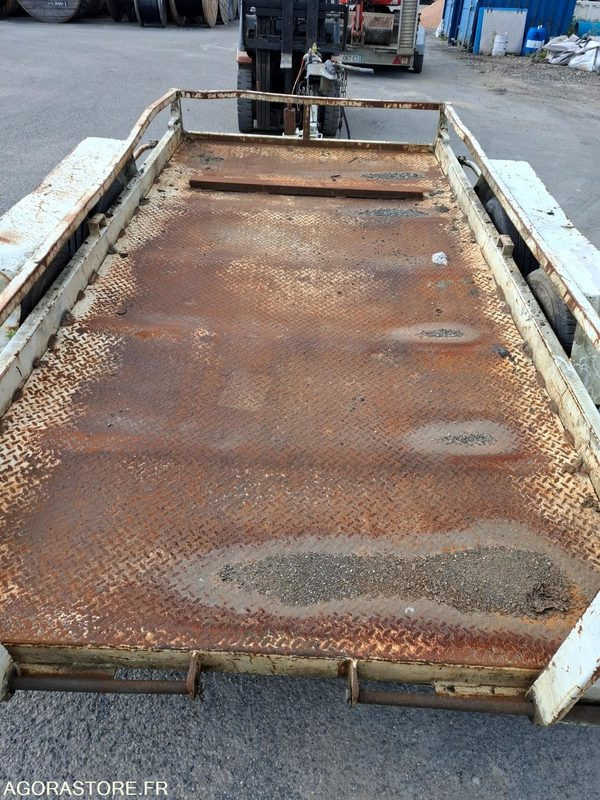 REMORQUE PORTE ENGINS PTC.3,5T DOUBLE ESSIEUX - Plant trailer: picture 2 REMORQUE PORTE ENGINS PTC.3,5T DOUBLE ESSIEUX - Plant trailer: picture 2