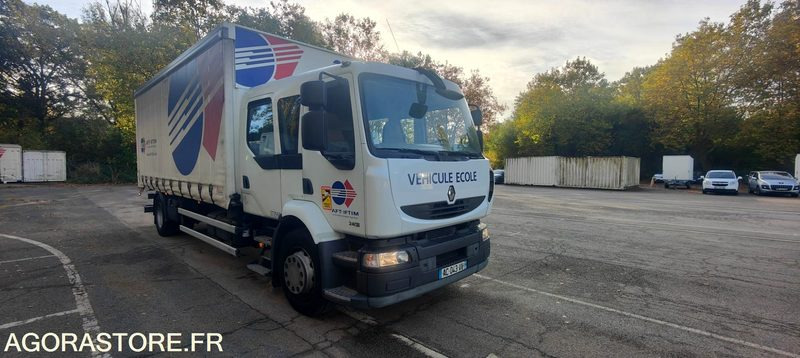 RENAULT MIDLUM AUTO ECOLE 240 DXI - 2009 - 332470 Kms - Curtainsider truck: picture 3 RENAULT MIDLUM AUTO ECOLE 240 DXI - 2009 - 332470 Kms - Curtainsider truck: picture 3