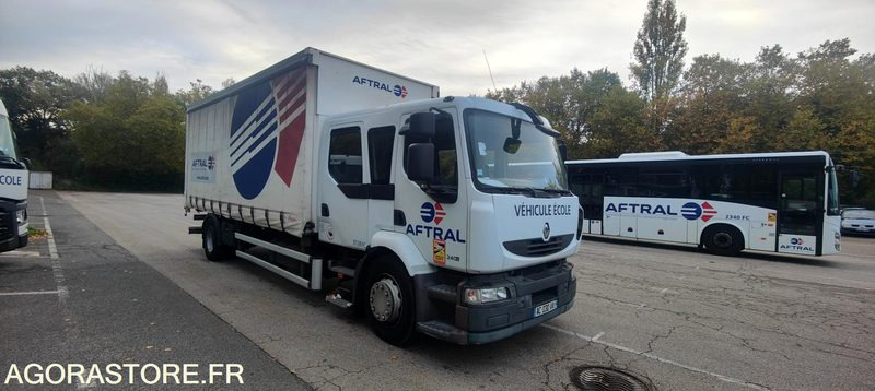 RENAULT MIDLUM AUTO ECOLE 240 DXI - 2009 - 337340 Kms - Curtainsider truck: picture 3 RENAULT MIDLUM AUTO ECOLE 240 DXI - 2009 - 337340 Kms - Curtainsider truck: picture 3