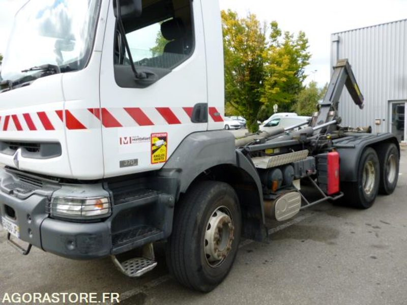 Renault Kerax 6x4 370DCI bras de dépose Marrel 16000kgs 521550 kms 2003 - Hook lift truck, Crane truck: picture 1 Renault Kerax 6x4 370DCI bras de dépose Marrel 16000kgs 521550 kms 2003 - Hook lift truck, Crane truck: picture 1