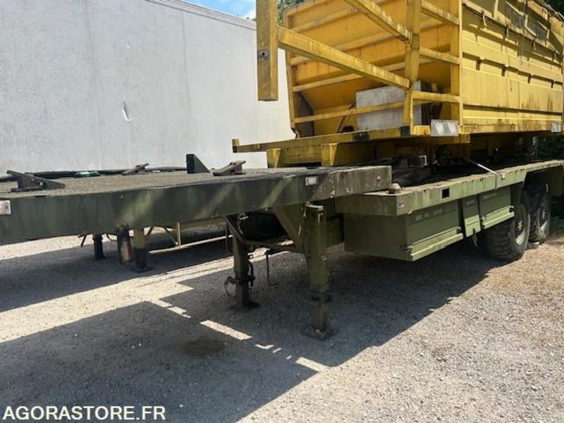 SEMI REMORQUE PLATEAU TOUT TERRAIN AVEC TWIST LOCK - Semi-trailer: picture 1 SEMI REMORQUE PLATEAU TOUT TERRAIN AVEC TWIST LOCK - Semi-trailer: picture 1