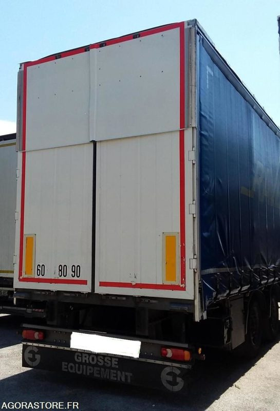 SEMI REMORQUE PLSC 18T - TOIT RELEVABLE - RIDEAUX COULISSANTS - Semi-trailer: picture 4 SEMI REMORQUE PLSC 18T - TOIT RELEVABLE - RIDEAUX COULISSANTS - Semi-trailer: picture 4