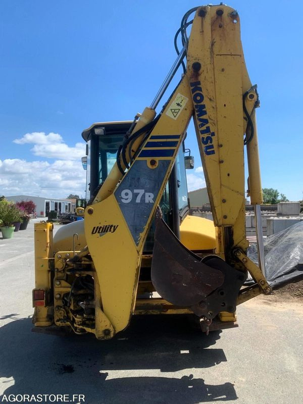 TRACTOPELLE - KOMATSU - Backhoe loader: picture 3 TRACTOPELLE - KOMATSU - Backhoe loader: picture 3