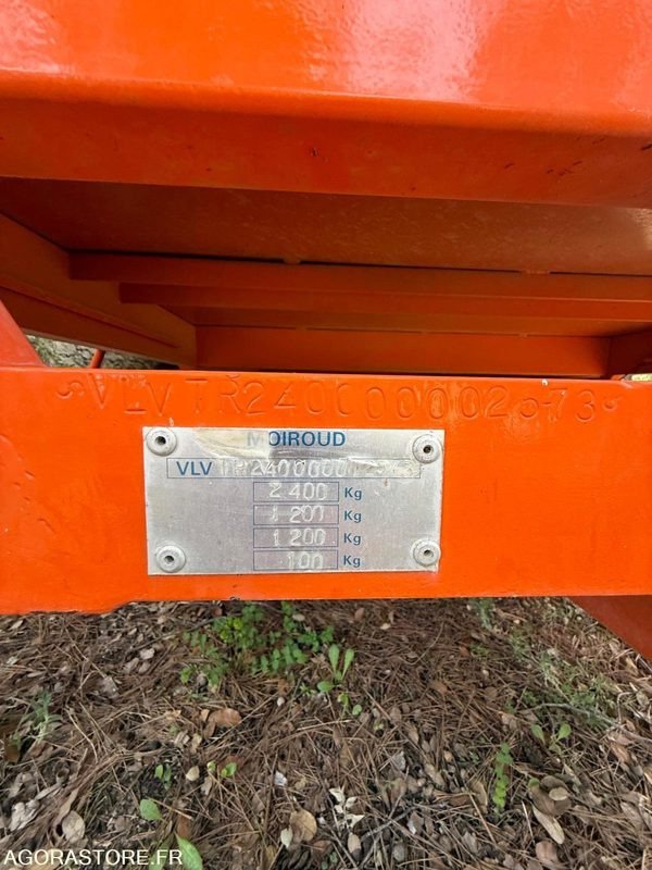 REMORQUE MOIROUD - Trailer: picture 2 REMORQUE MOIROUD - Trailer: picture 2