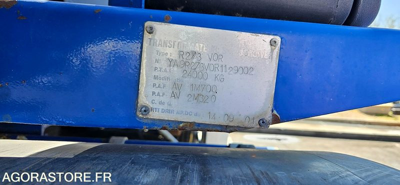 Remorque citerne 12590 Litres TRAX 2001 (vente uniquement export) - Trailer: picture 1 Remorque citerne 12590 Litres TRAX 2001 (vente uniquement export) - Trailer: picture 1