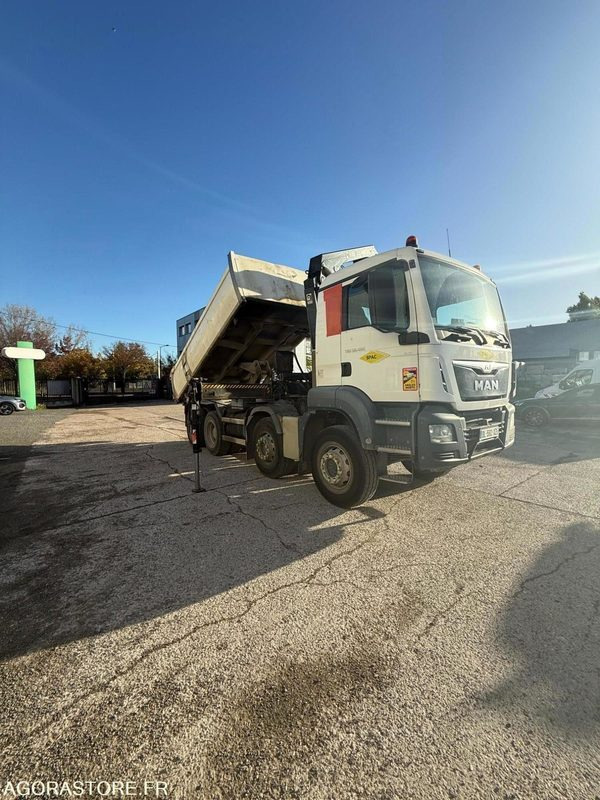 MAN 8x4 - 32-400 BiBenne grue - 11.2014 / 375000 KM - Truck: picture 4 MAN 8x4 - 32-400 BiBenne grue - 11.2014 / 375000 KM - Truck: picture 4