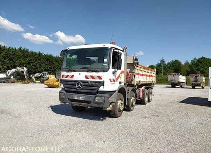 Porteur 8x4 Benne Grue - Mercedes 32 36 - BY121YH - 2007 / 503850 KM (ML562) - Truck: picture 2 Porteur 8x4 Benne Grue - Mercedes 32 36 - BY121YH - 2007 / 503850 KM (ML562) - Truck: picture 2