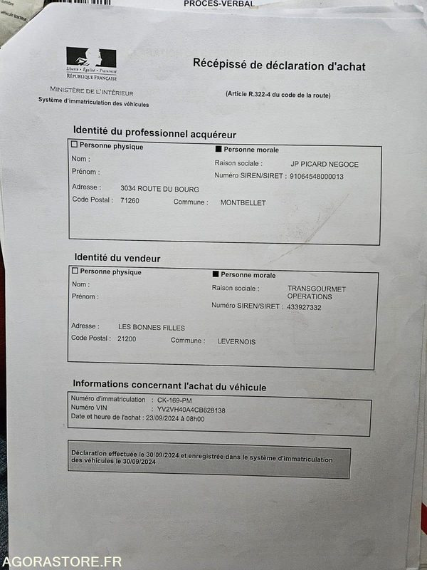 Porteur Volvo frigo - Truck: picture 5 Porteur Volvo frigo - Truck: picture 5