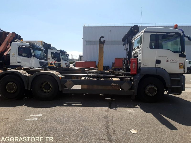 R51812-PORTEUR POLYBENNE MAN TGS 28.400 - BRAS GUIMA - ANNÉE 2010 - 555918 Km - Truck: picture 4 R51812-PORTEUR POLYBENNE MAN TGS 28.400 - BRAS GUIMA - ANNÉE 2010 - 555918 Km - Truck: picture 4