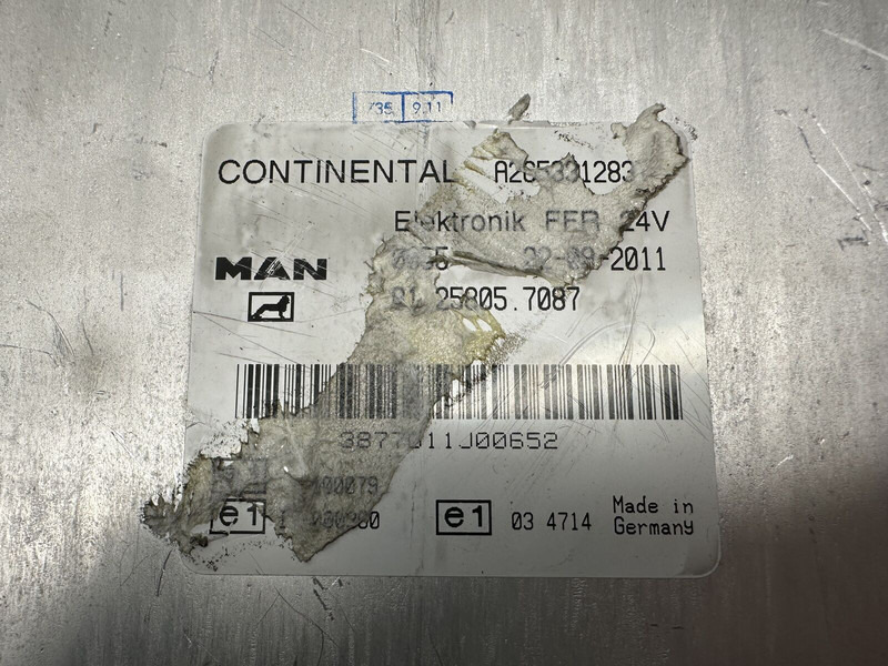 MAN FFR unit - ECU for Truck: picture 4 MAN FFR unit - ECU for Truck: picture 4