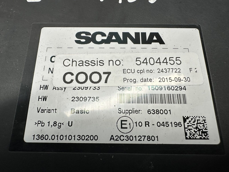 Scania COO7 - ECU for Truck: picture 4 Scania COO7 - ECU for Truck: picture 4