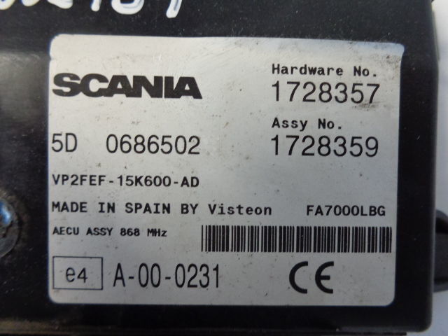Scania control unit 1731940, 1731939, 0686502, 1728357, 1728359 "WORLDW - ECU for Truck: picture 5 Scania control unit 1731940, 1731939, 0686502, 1728357, 1728359 "WORLDW - ECU for Truck: picture 5