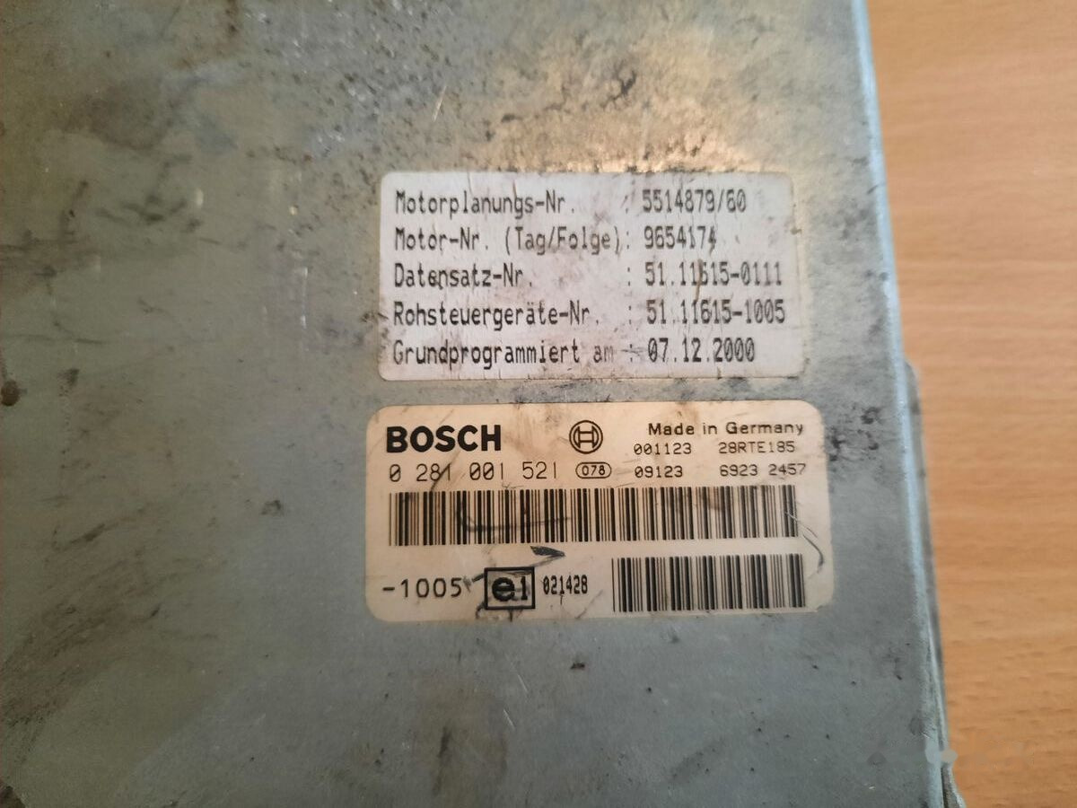 MAN BOSCH 0281001521. 0261200173 \ 020600009 1730575 MAN - ECU for Bus: picture 5 MAN BOSCH 0281001521. 0261200173 \ 020600009 1730575 MAN - ECU for Bus: picture 5