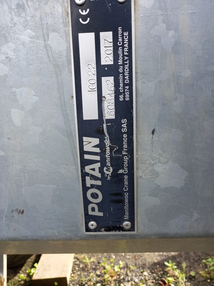 Self-erecting tower crane Potain IGO 22: picture 7