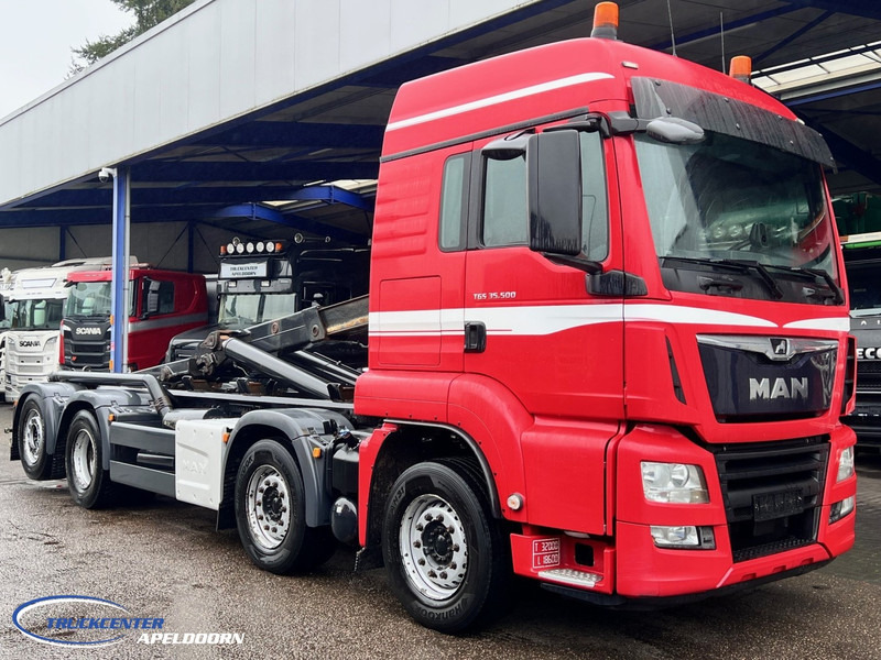 MAN TGS 35.500 8x2, Euro 6, Blower/compressor - Hook lift truck: picture 1 MAN TGS 35.500 8x2, Euro 6, Blower/compressor - Hook lift truck: picture 1