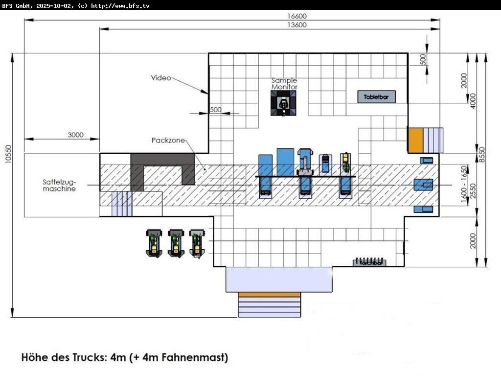 Rainbow LSDO 12-18 Lambo Show Messeauflieger T - Closed box semi-trailer: picture 2 Rainbow LSDO 12-18 Lambo Show Messeauflieger T - Closed box semi-trailer: picture 2