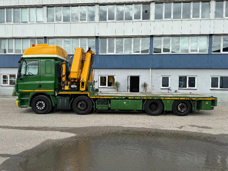 Dropside/ Flatbed truck, Crane truck DAF CF 85.410 8X2 HIAB 422EP5 + REMOTE CONTROL: picture 10