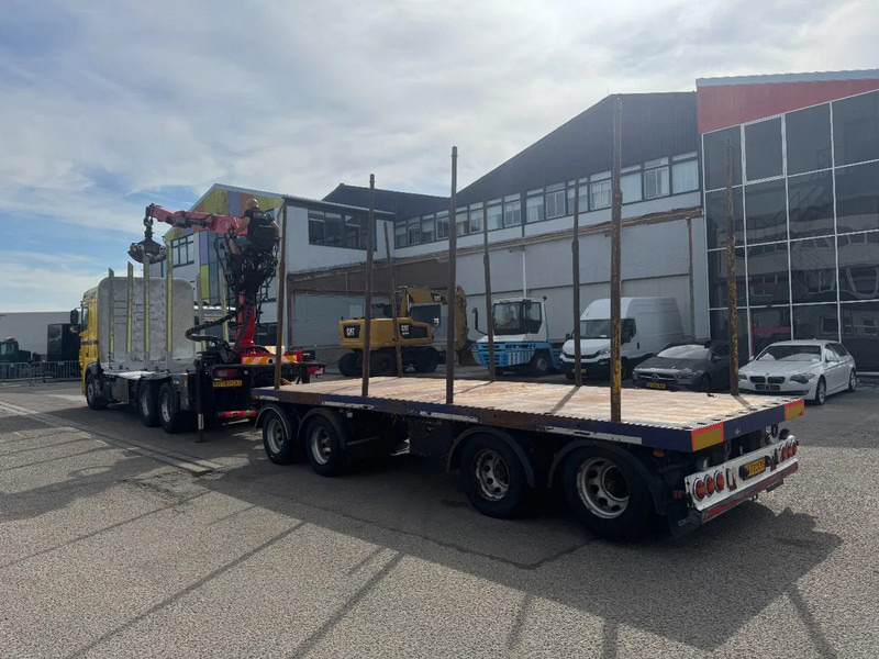 DAF XF 510 6X4 EURO 6 PALFINGER Q150Z + GRIJPER + KELBERG HANGER INTARDER - Dropside/ Flatbed truck, Crane truck: picture 5 DAF XF 510 6X4 EURO 6 PALFINGER Q150Z + GRIJPER + KELBERG HANGER INTARDER - Dropside/ Flatbed truck, Crane truck: picture 5