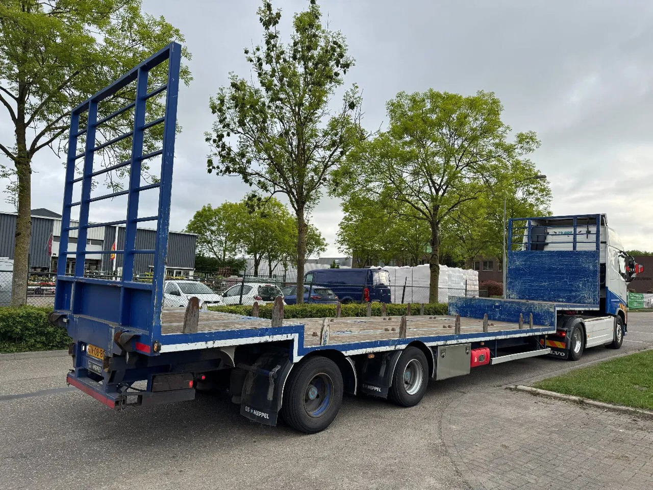 GS Meppel 2 AXLE SAF + MOFFETT KOOIAAP - Dropside/ Flatbed semi-trailer: picture 4 GS Meppel 2 AXLE SAF + MOFFETT KOOIAAP - Dropside/ Flatbed semi-trailer: picture 4