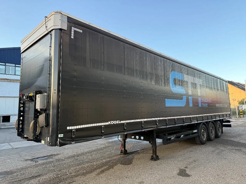 Kögel 3 AXLE BPW DISC, LIFT AXLE, STEERING AXLE, ZWARE RONG POTTEN - Curtainsider semi-trailer: picture 1 Kögel 3 AXLE BPW DISC, LIFT AXLE, STEERING AXLE, ZWARE RONG POTTEN - Curtainsider semi-trailer: picture 1