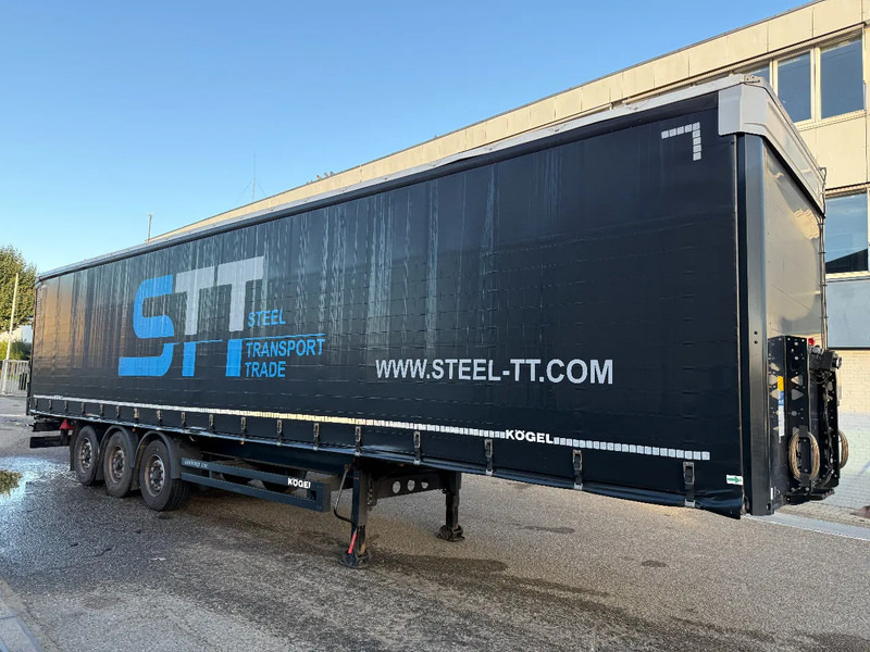 Kögel 3 AXLE BPW DISC, LIFT AXLE, STEERING AXLE, ZWARE RONG POTTEN - Curtainsider semi-trailer: picture 3 Kögel 3 AXLE BPW DISC, LIFT AXLE, STEERING AXLE, ZWARE RONG POTTEN - Curtainsider semi-trailer: picture 3