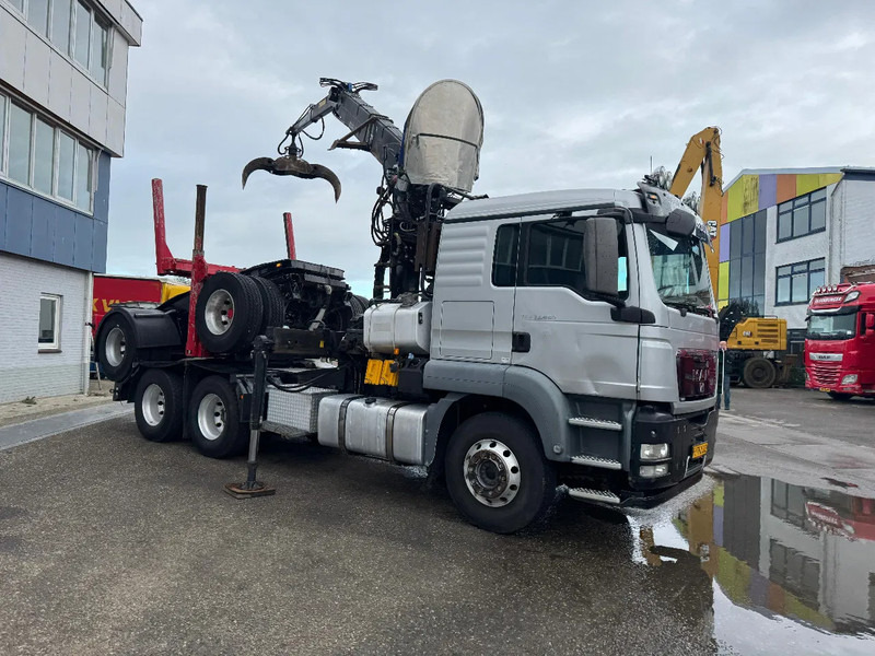 MAN TGS 33.480 6X4 + HIAB 251S.82 + TRAILER 2 AXLE KRAEMER - Timber truck, Crane truck: picture 4 MAN TGS 33.480 6X4 + HIAB 251S.82 + TRAILER 2 AXLE KRAEMER - Timber truck, Crane truck: picture 4