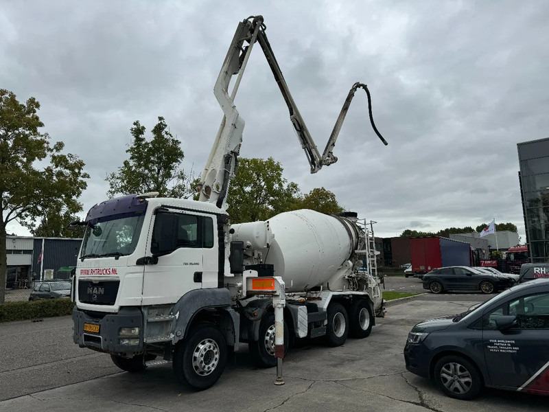 MAN TGS 35.400 8X4 PUTZMEISTER PUMP 21-3 + LIEBHERR MIXER - Concrete pump truck: picture 1 MAN TGS 35.400 8X4 PUTZMEISTER PUMP 21-3 + LIEBHERR MIXER - Concrete pump truck: picture 1